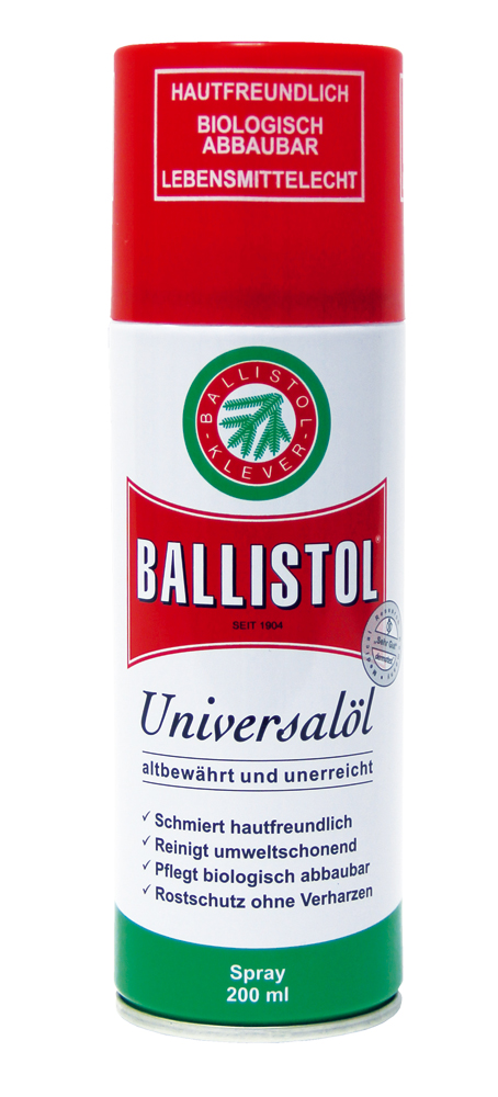 Ballistol Universalöl Spray 200ml zur Waffenreinigung und Waffenpflege